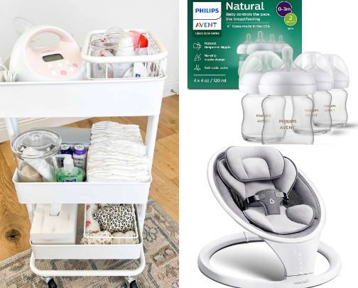 Baby registry MUST HAVES cover photo collage