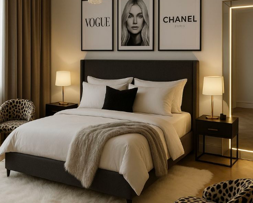 aesthetic bedroom on a budget ✨ cover photo collage