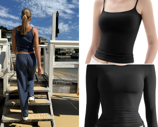 A good wardrobe isn’t about having everything it’s about having what makes you feel Pretty & Put together 🤍 cover photo collage