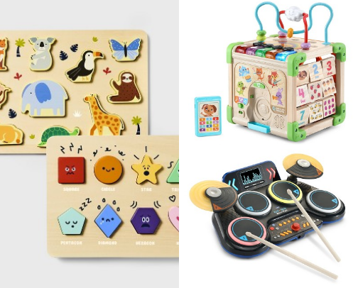 Toys and Learning - Toddler cover photo collage
