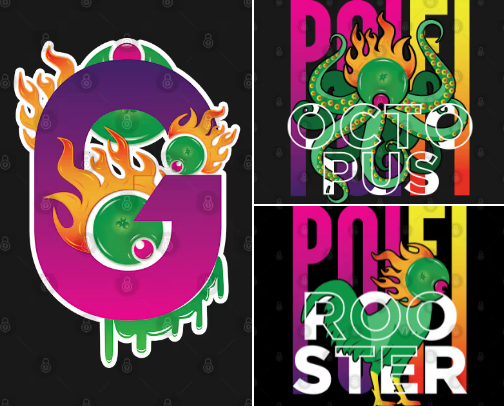 New article animal character from PoiFi (Print on demand) cover photo collage