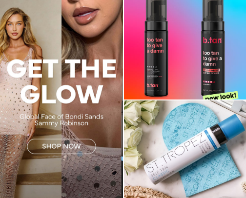 best self tanners! cover photo collage