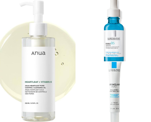 Glow Up Skincare Routine cover photo collage