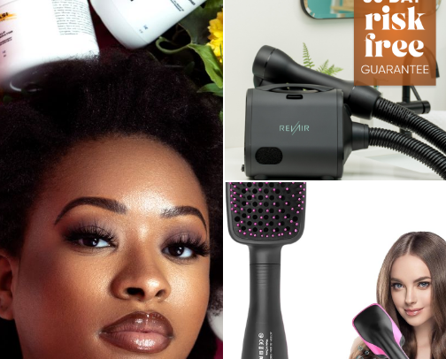 Curly Hair Care Essentials cover photo collage
