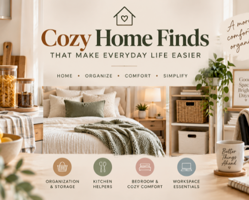 🏠 Cozy Home Finds That Make Everyday Life Easier cover photo collage
