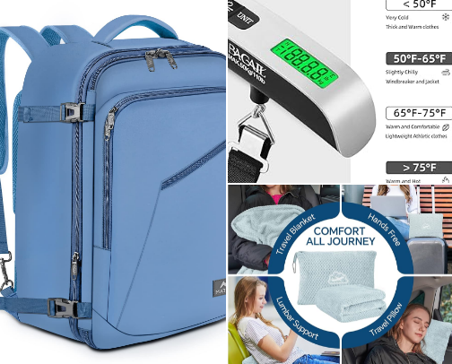 My Favorite Travel Items cover photo collage