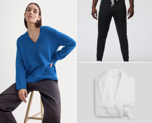 Cozy Winter Bedroom, Cashmere Loungewear & Heated Throws I Love cover photo collage