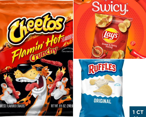 Chips list cover photo collage