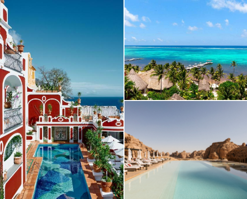 My favorite hotels cover photo collage