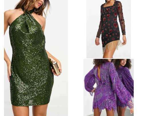 Perfect dresses for every occasion. cover photo collage