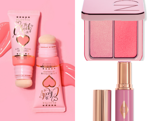 Blush girly cover photo collage