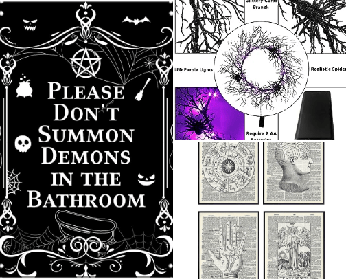 🎃👻Captivatingly Eerie: 12 Essential Spooky Halloween Home Decor & Accessories for a Haunting Home! cover photo collage