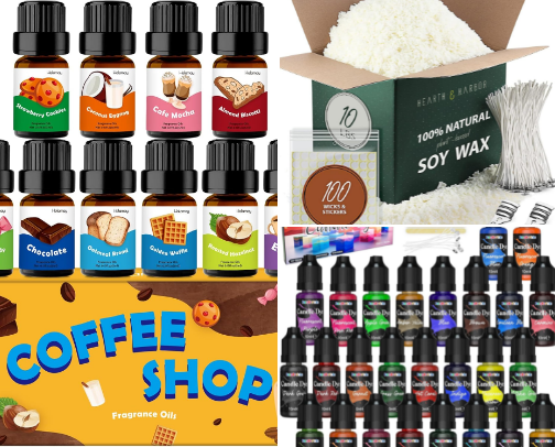 Candle Making Hobby- Essentials and Suggestions cover photo collage