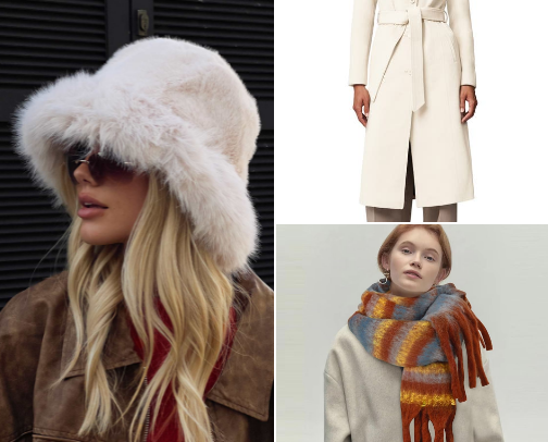 stylish but practical winter clothing❄️☃️ cover photo collage