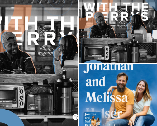 My Top Podcasts 🔥 Christian/Motivational cover photo collage