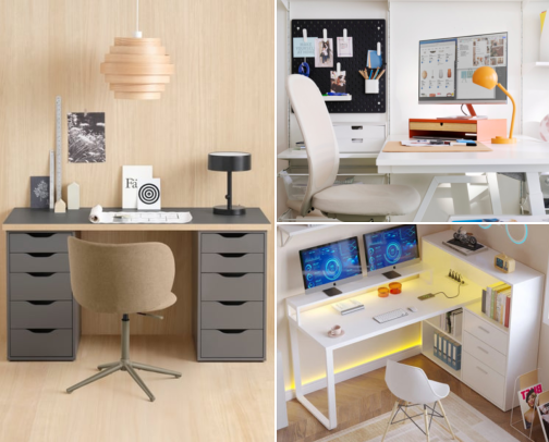 Home office essentials cover photo collage