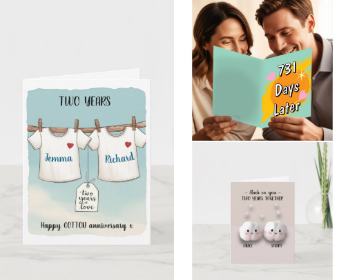Gifts for a 2nd Wedding Anniversary cover photo collage