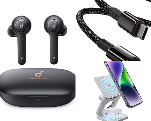 Technology / Accessories cover photo collage