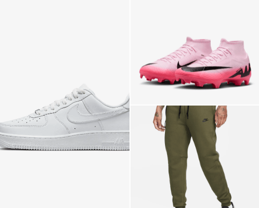Nike recommendations cover photo collage