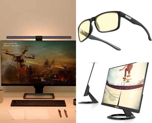 Digital Eye Care: Essentials for Heavy Screen Users cover photo collage