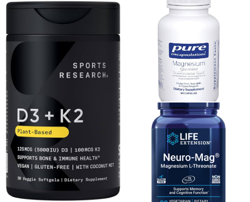 Thrive Naturally: My Go-To Vitamins & Supplements cover photo collage