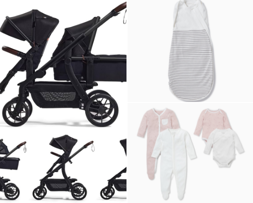 Must have baby items cover photo collage