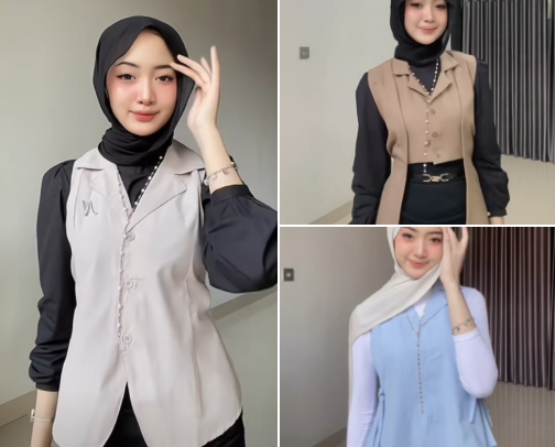 (NO 001 - 040) Vest & Blazer 💅🔥 cover photo collage