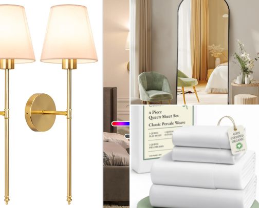 Cozy Master-Bedroom Must Haves cover photo collage