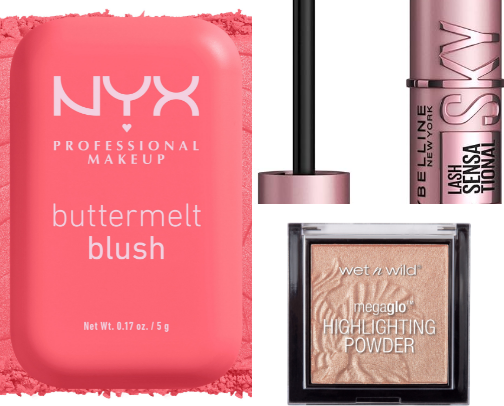 Best drugstore makeup cover photo collage