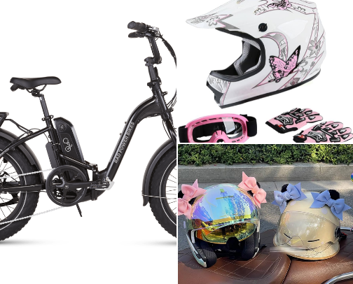 MotorBike and Accessories cover photo collage
