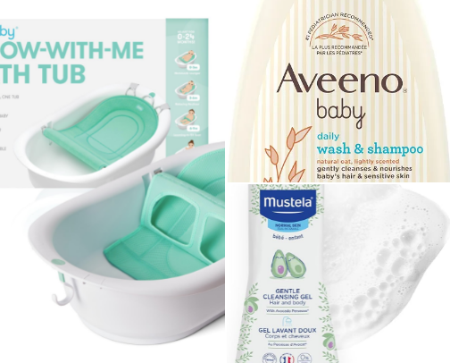 Bath Time Essentials cover photo collage