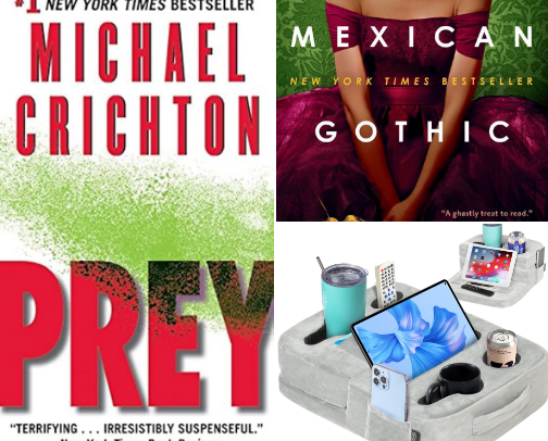Good Books and Bookish Things cover photo collage