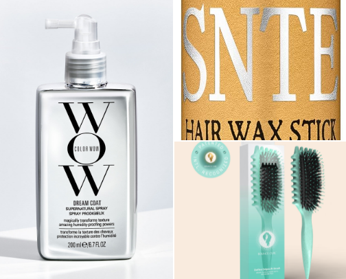 Hair products cover photo collage
