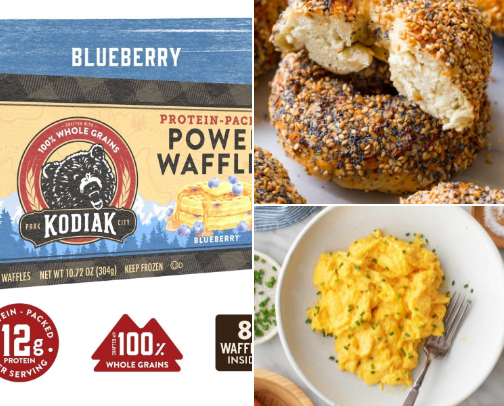 High protein breakfast ideas cover photo collage