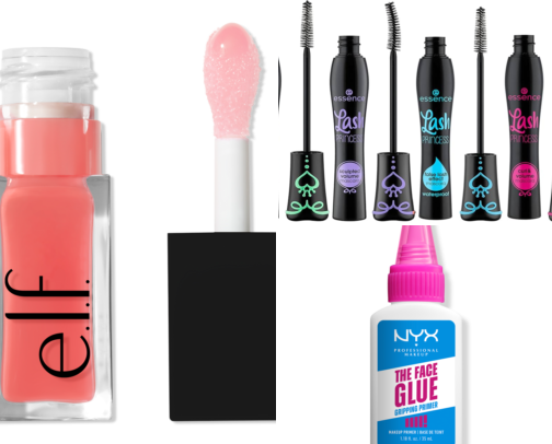 Makeup products I love or wanna try out🎀💕 cover photo collage