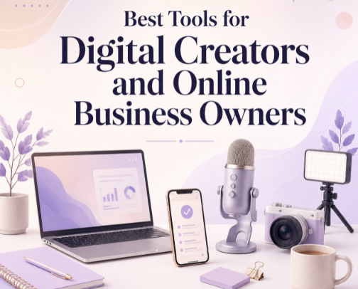 Best Tools for Digital Creators and Online Business Owners cover photo collage