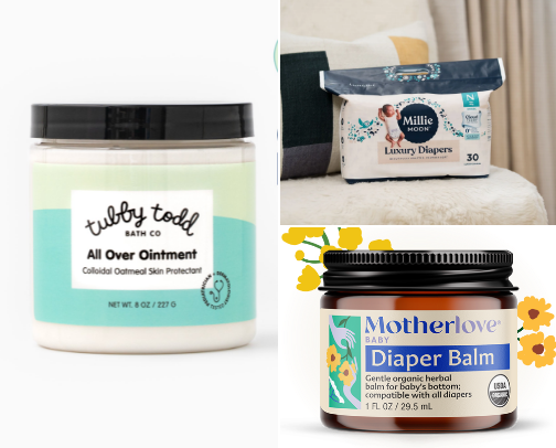 Crunchy Mom Approved Baby Care cover photo collage