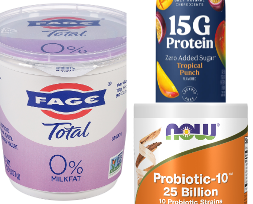 Gut Healthy Grabs 🍏🥑🥦🥗🫘 cover photo collage