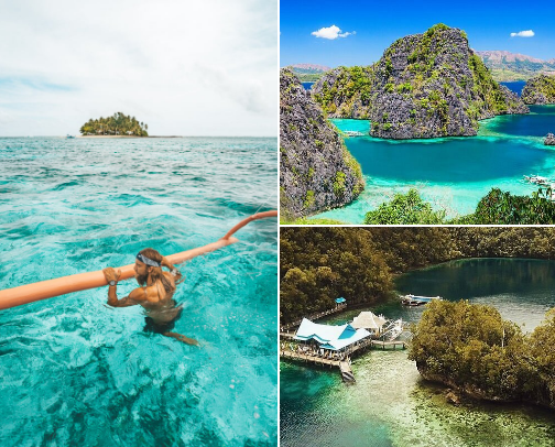 Travel cover photo collage