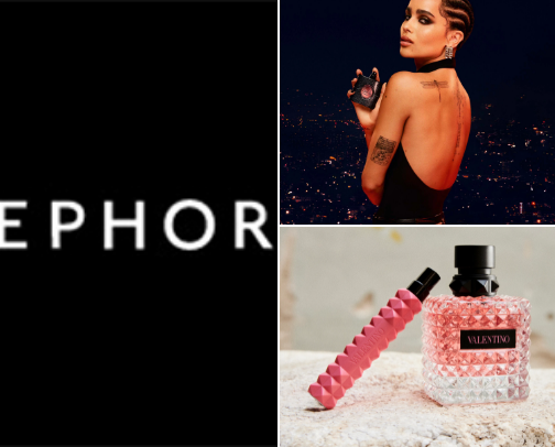Strong and sexy parfumes for women cover photo collage