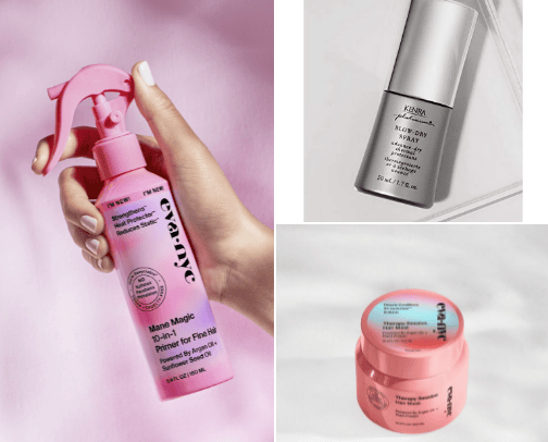 Hair care cover photo collage