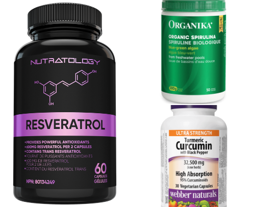 Supplements for Inflammation & Immune Support cover photo collage