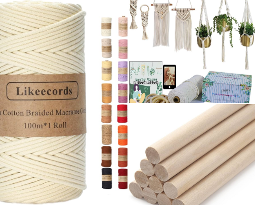 Macrame & Fiber Art Starter Kit Essentials: Top Amazon Picks for Central Florida Crafters cover photo collage