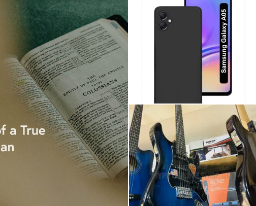 My favorite books and electronics cover photo collage