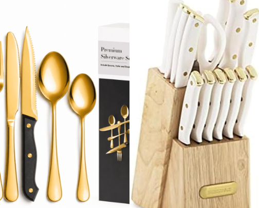 Utensils cover photo collage