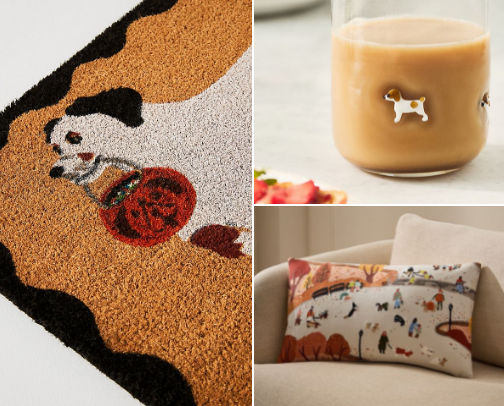 fall home decor but you’re obsessed with your dog🎃🐾 cover photo collage