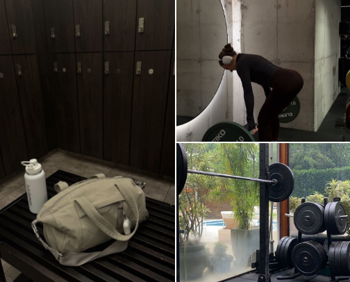 🏋🏽‍♀️🎧 What's in my gym bag cover photo collage