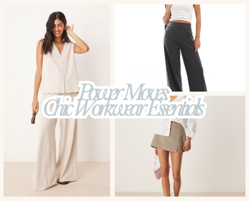 💼 Power Moves: Chic Workwear Essentials cover photo collage