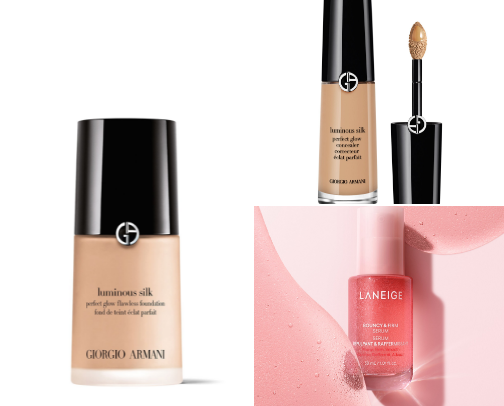 The Luminous Silk Vault: 36 Essentials for the Ultimate Radiant Finish cover photo collage