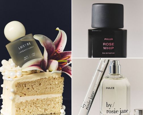Fragrances and smells cover photo collage